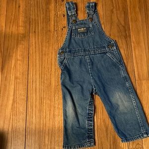 Oshkosh B'Gosh Vestbak Bib Denim Jean Overalls Vintage 24 Months